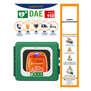 Kit segnalazione defibrillatore DAE "Large"