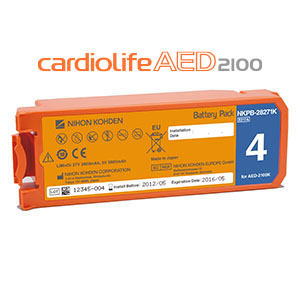 Batteria 4 anni<br>CardiolifeAED 2100