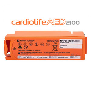 Batteria 2 anni<br>CardiolifeAED 2100